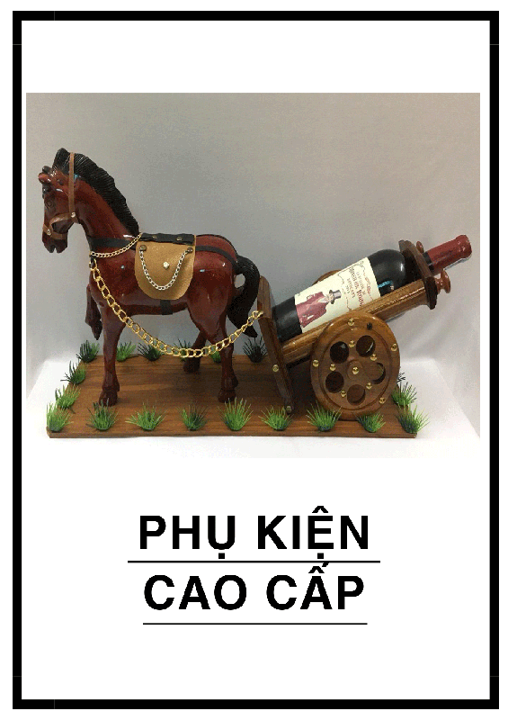 Kệ ngựa gỗ kéo chai