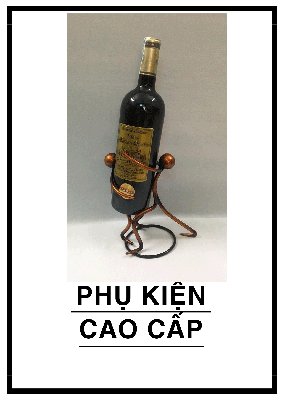 Kệ sắt hai người ôm chai