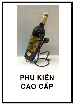 Kệ sắt người cõng chai