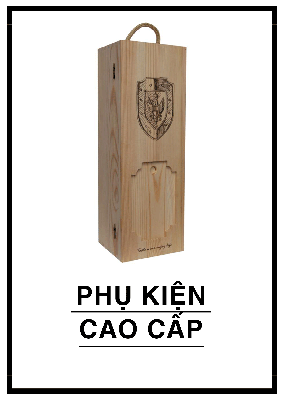 Hộp gỗ đơn 1 phụ kiện