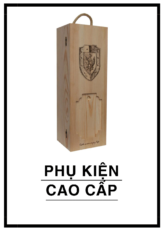 Hộp gỗ đơn 1 phụ kiện